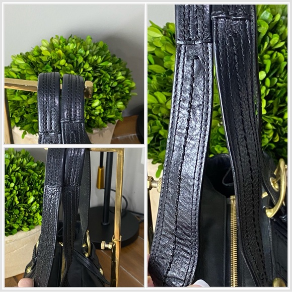 Coach Soho Buckle Satchel Black with Gold Hardware - Picture 6 of 15